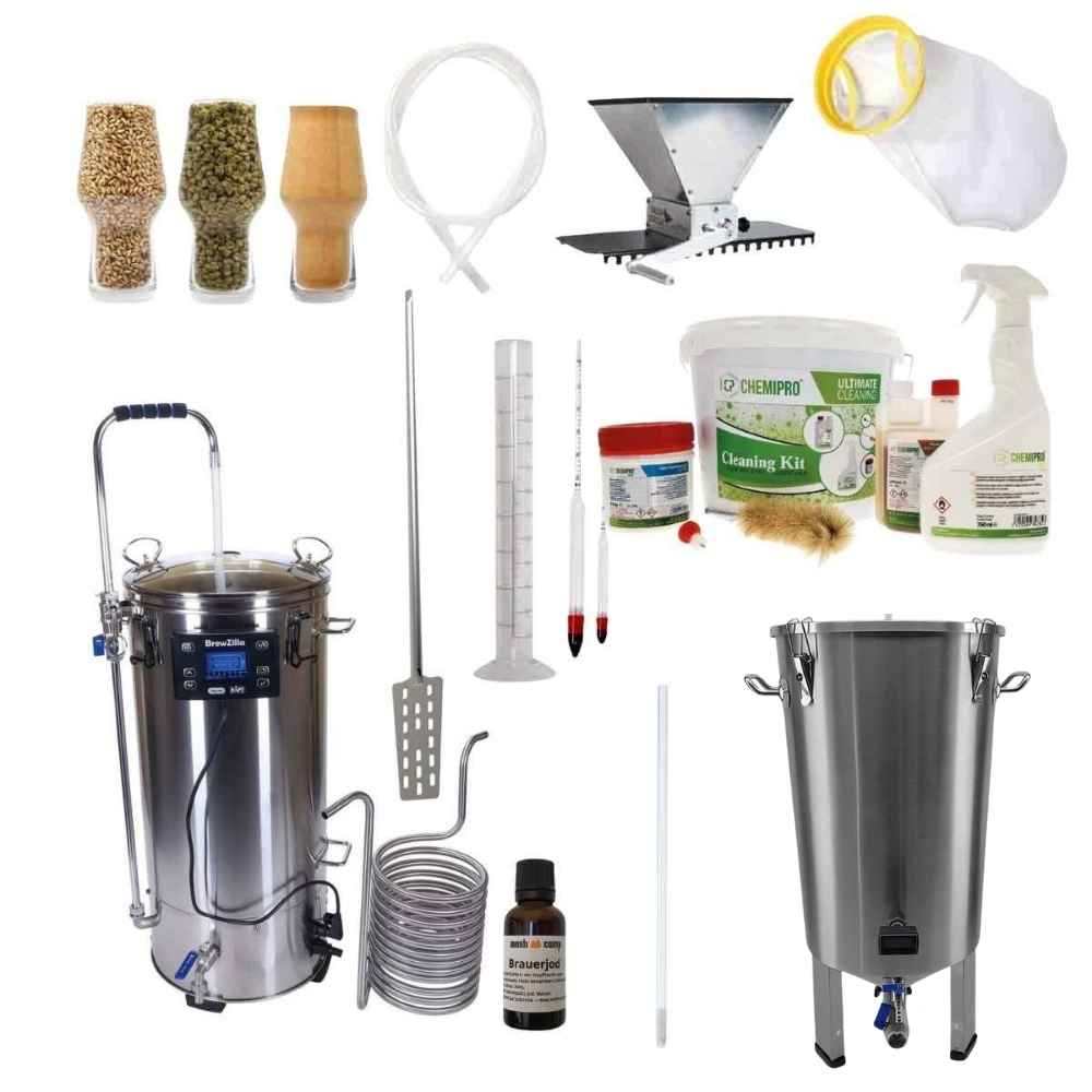 BrewZilla Gen 4 Set – Edelstahl 35L