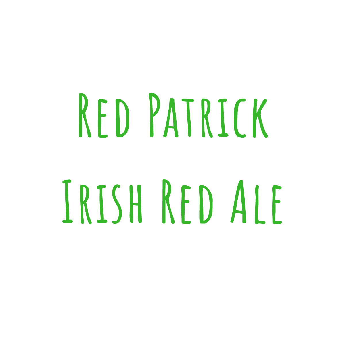 Bierrezept Red Patrick Irish Red Ale