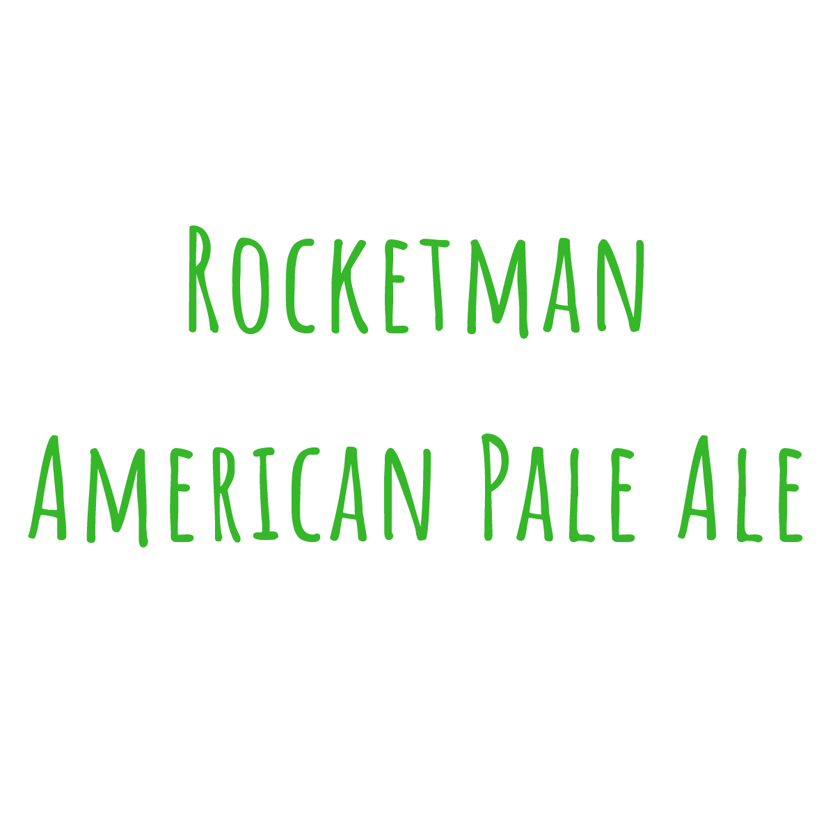 Bierrezept Rocketman American Pale Ale