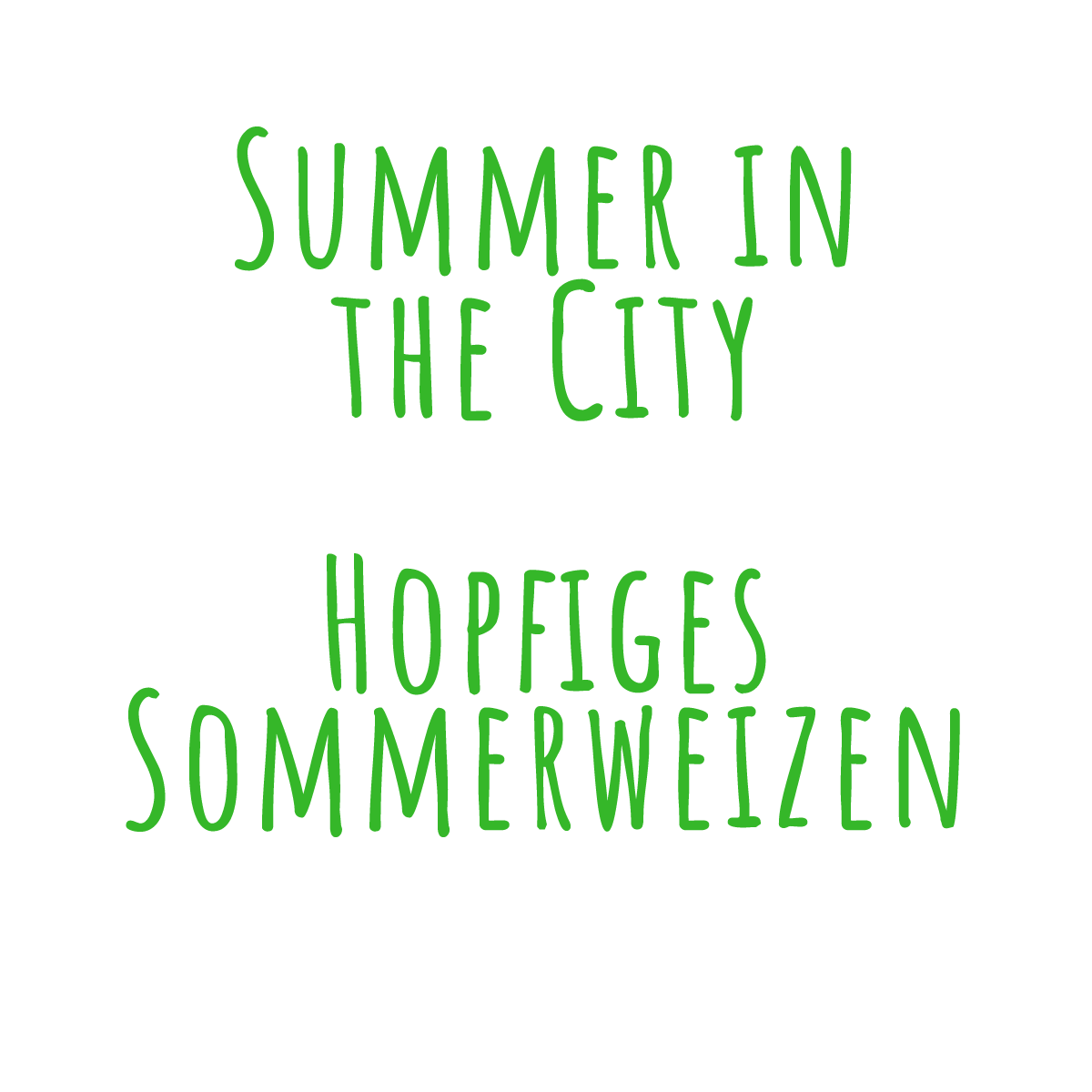 Bierrezept Summer in the City Sommerweizen