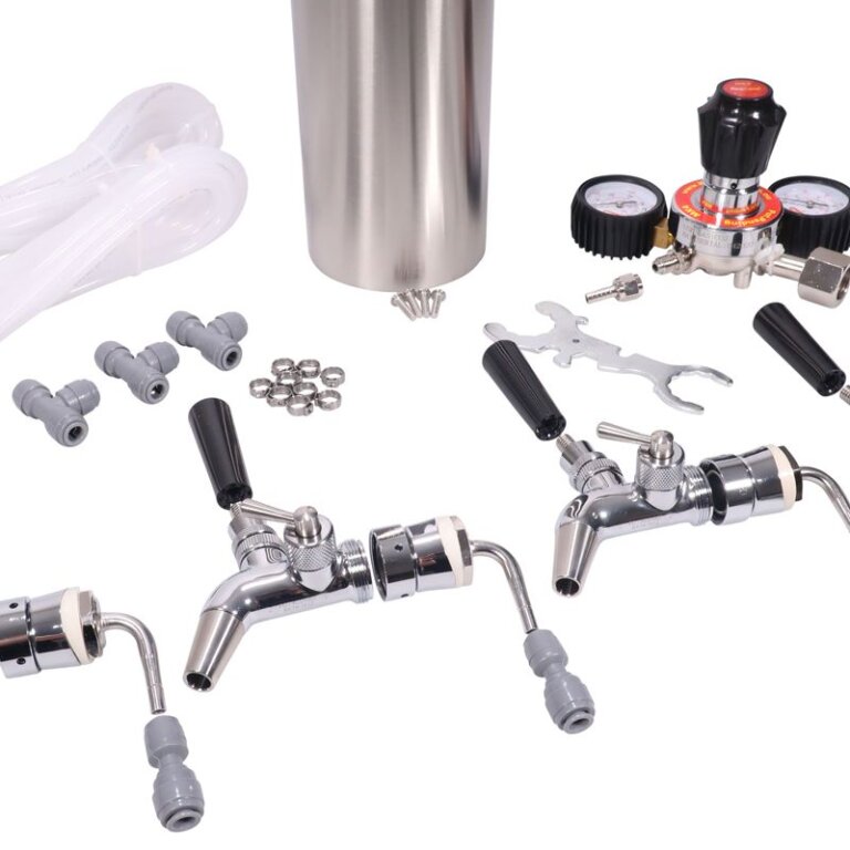 Keg Master Series X Kegerator / Quad Flow 4 Tap Zapfkühlschrank