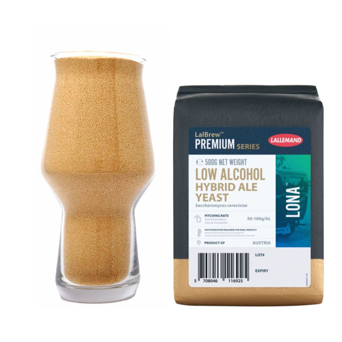 Lallemand LalBrew LoNa Trockenhefe 500 g