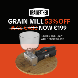Grainfather Malzmühle elektrisch | Walzenmühle motorisiert