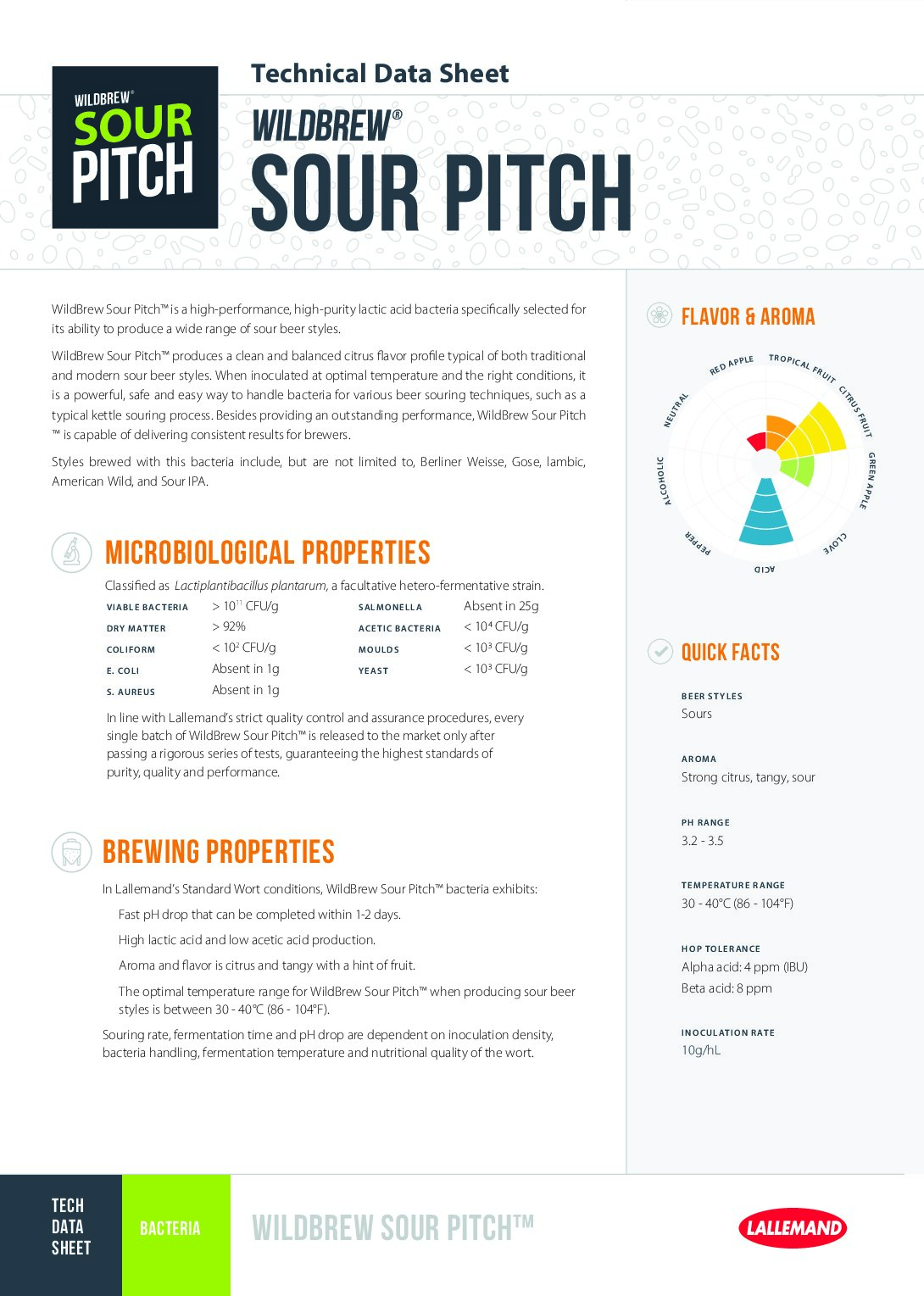 Lallemand WildBrew™ Sour Pitch Bakterien – Bild 3