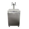 KegLand Edelstahl Kegerator Series X.1 Triple Flow 3 Tap – Zapfkühlschrank 3-leitig