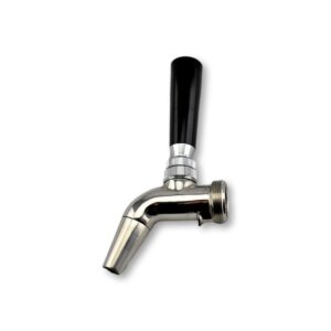 Edelstahl Zapfhahn ohne Kompensator – mit Tap Handle & ohne Adapter