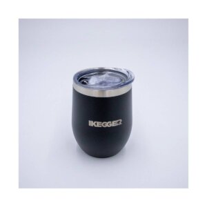 Isolierte Edelstahl-Bierbecher 335 ml mit Deckel & Schiebverschluss