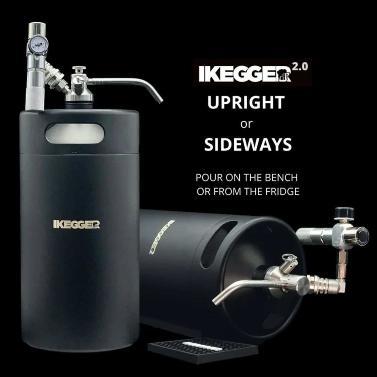 iKegger 2.0 _ Mini-Keg Starter-Set mit Push-Tap & Druckminderer