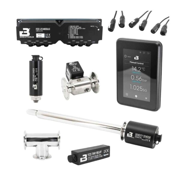 Brewtools FCS Fluid Control System Starter Kit mit Dichtesensor – für gewerbliche Gärtanks ab 300 Litern