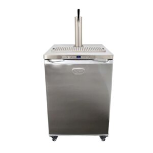 KegLand Edelstahl Kegerator Series X.1 Single Font 1 Tap – Zapfkühlschrank 1-leitig
