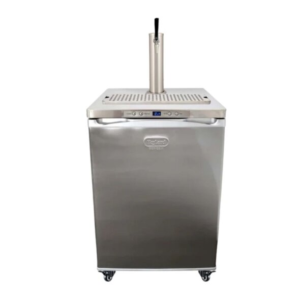 KegLand Edelstahl Kegerator Series X.1 Single Font 1 Tap – Zapfkühlschrank 1-leitig