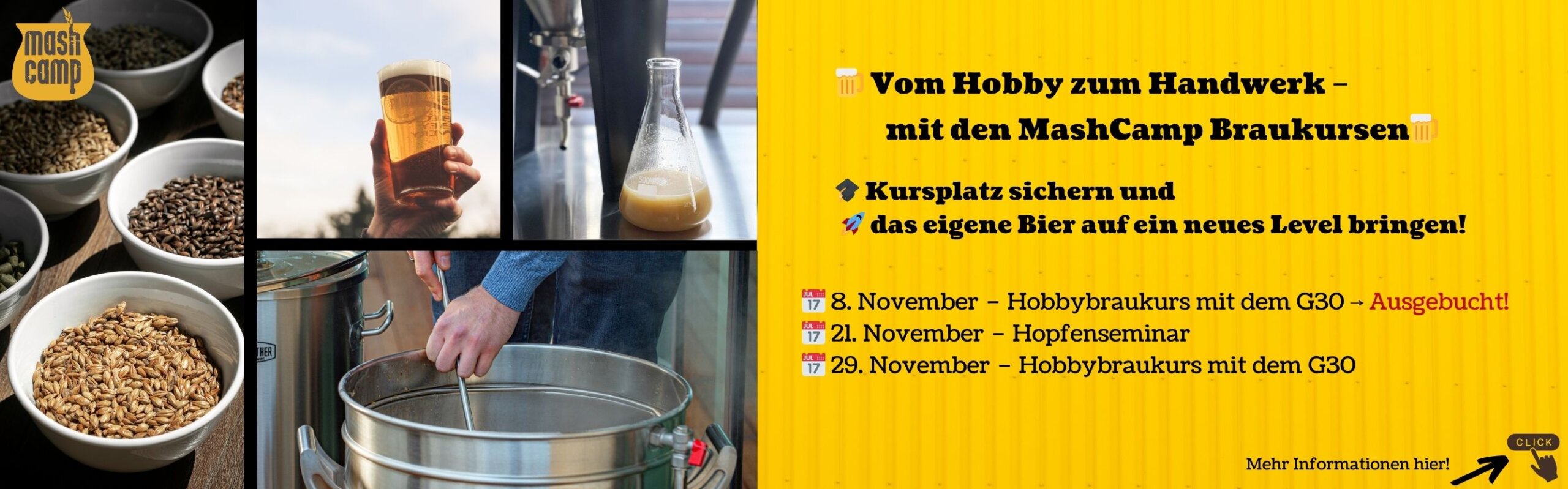 Braukurstermine MashCamp 2025