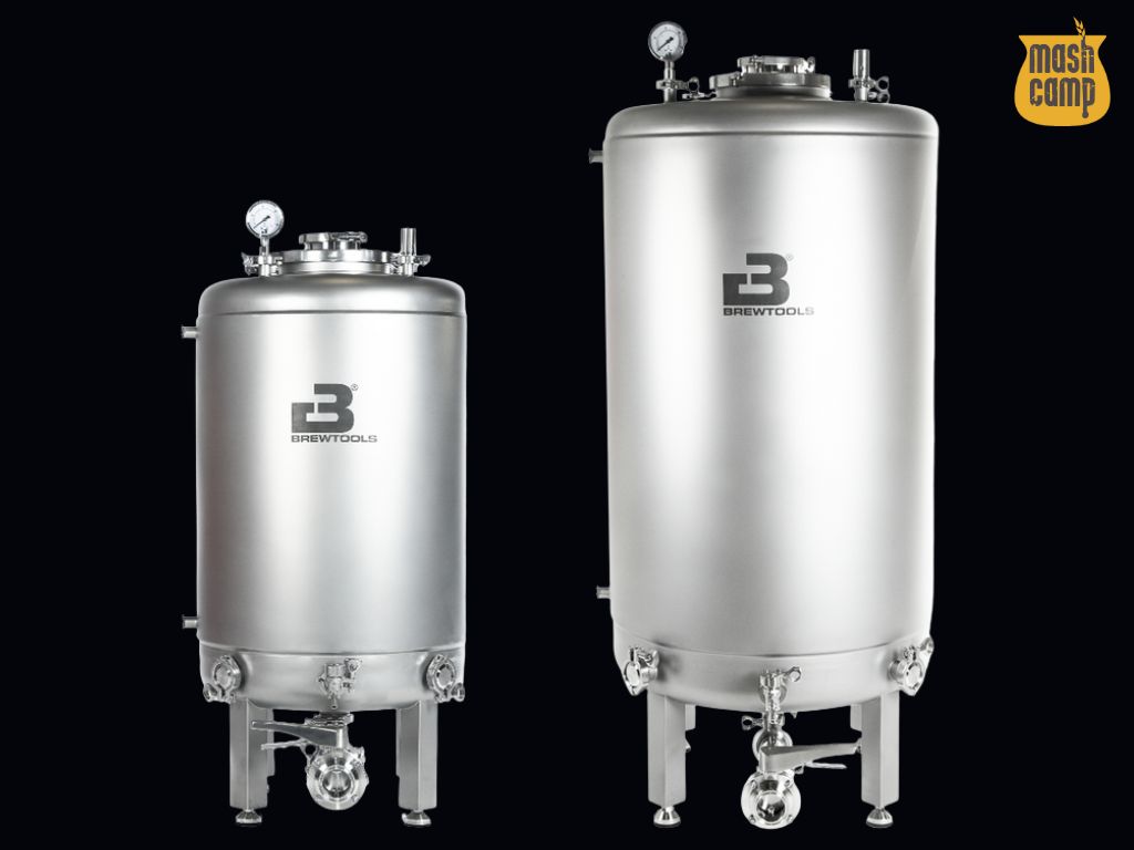 Brewtools Bright/Brite Tank – Kaltreifung & Ausschank, Größen 40/80/150/300 L (0,4–3 hl), Gasthausbrauerei & Showbrauerei