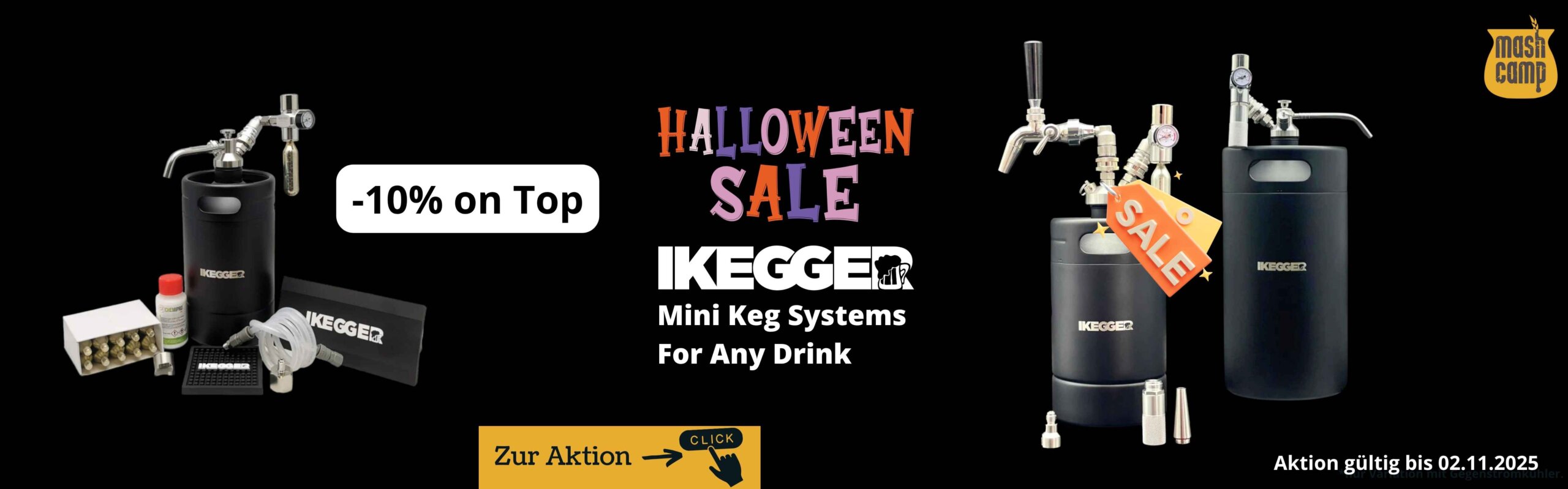 Halloween Sale - -10% auf iKegger Sets