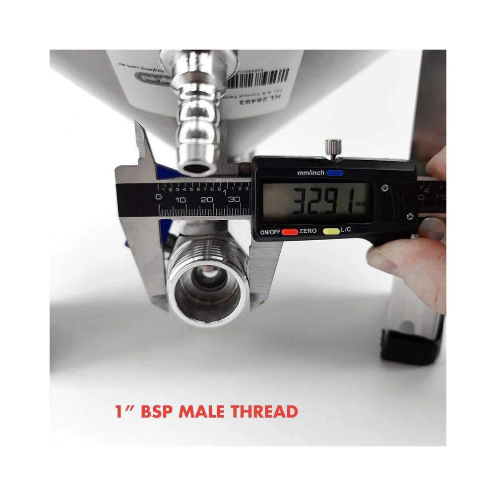 Edelstahl Gärbehälter 32L - zylindrokonischer Gärtank