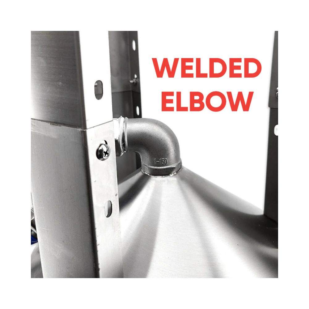 Edelstahl Gärbehälter 32L - zylindrokonischer Gärtank