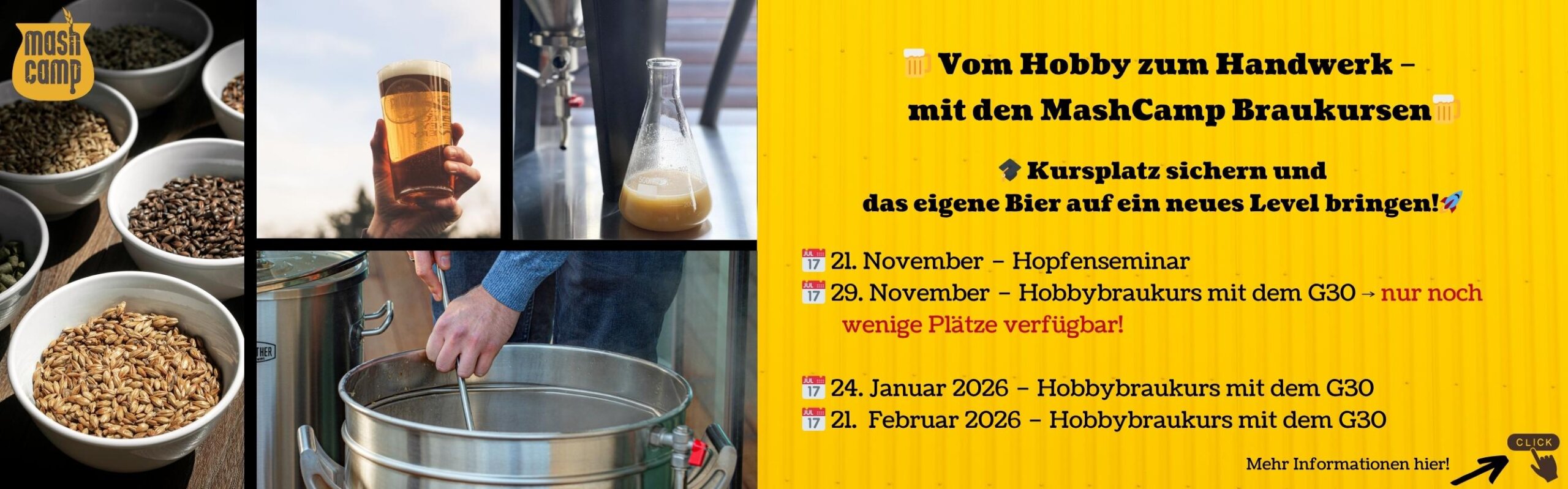 Braukurstermine MashCamp 2025/26