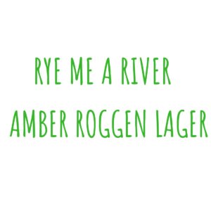 MashCamp Bierrezept Rye me a River - Amber Roggen Lager