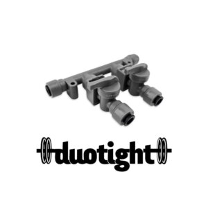 Duotight Gasverteiler 2-leitig für CO₂ – 3x 8 mm (5_16″)