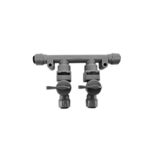 Duotight Gasverteiler 2-leitig für CO₂ – 3x 8 mm (5_16″)