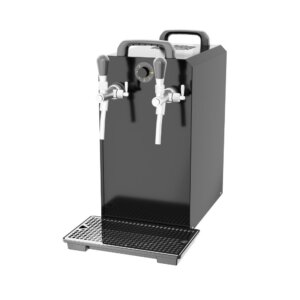 UBC Mobichill 40K Schwarz - 2-leitige ZapfanlageDurchlaufkühler für Bier mit Kompressor