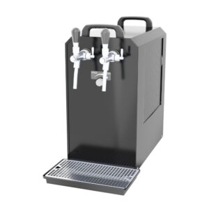 UBC Mobichill 70 Schwarz - 2-leitige ZapfanlageDurchlaufkühler für Bier