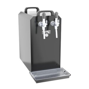 UBC Mobichill 70 Schwarz - 2-leitige ZapfanlageDurchlaufkühler für Bier