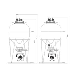 FermZilla Tri-Conical Starter Kit 27L Easy-Grip Gen 3