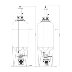 FermZilla Tri-Conical Starter Kit 55L Easy-Grip Gen 3.2