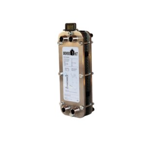 Brewers Hut Plattenwärmetauscher 12 Platten - zerlegbarer Plattenkühler für Würzekühlung