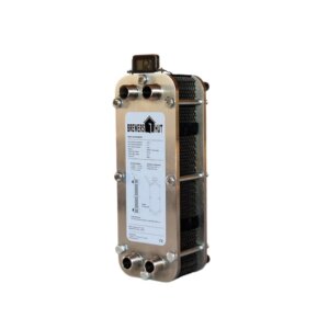 Brewers Hut Plattenwärmetauscher 16 Platten - zerlegbarer Plattenkühler für Würzekühlung