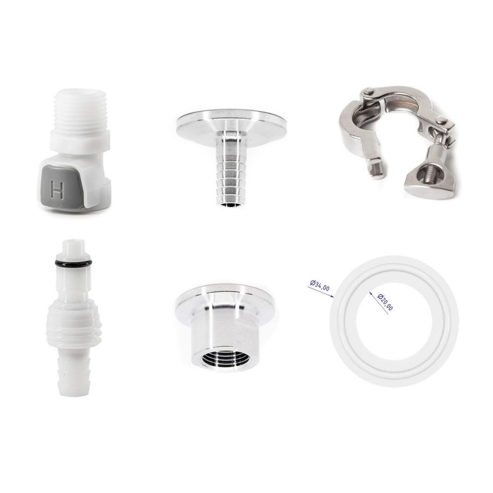 Cooling Connector Kit mit Brewtools Schnellverbinder für Brauanlagen