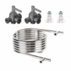Counterflow Chiller/Gegenstromkühler Kit für Brewtools Brauanlagen mit Ventilen und Zubehör