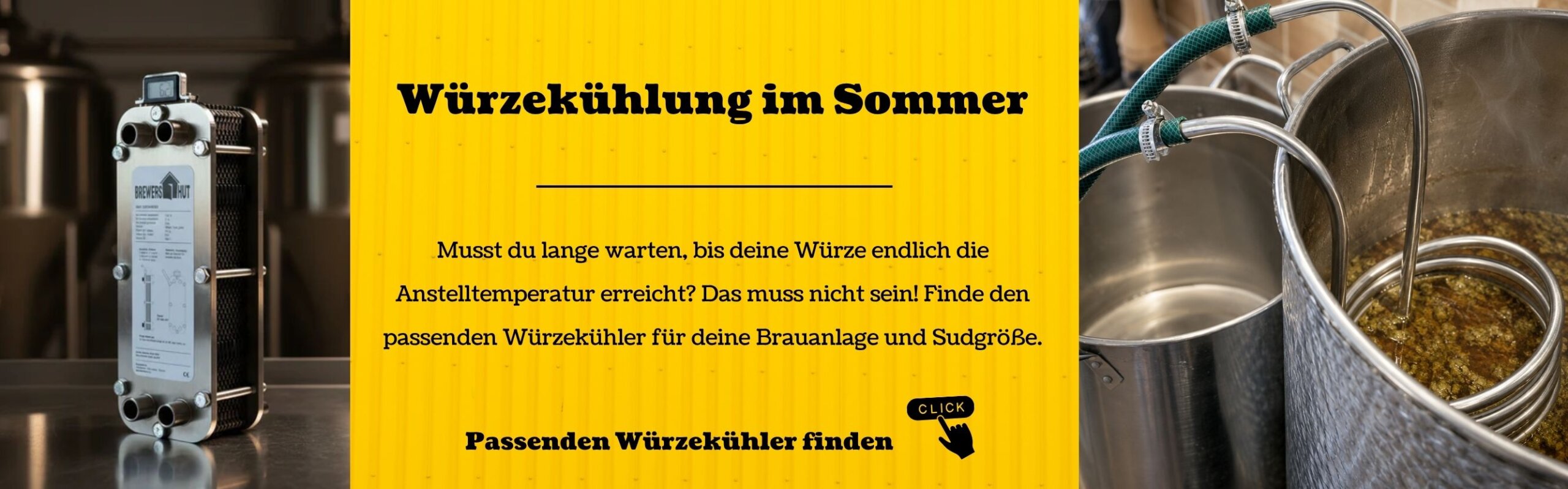 Würzekühler bei MashCamp