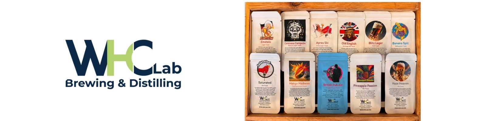 WHC Lab Trockenhefe und Bierhefen für Hobbybrauer