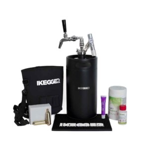 iKegger _ Premium Bier-Zapfset - 5L Black isoliert