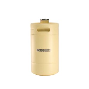 iKegger Mini Beer KEG isoliert - The Gelato Collection _ Vanilla Bean - Yellow