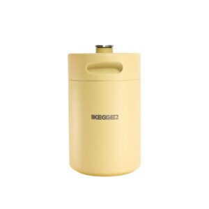iKegger Mini Beer KEG isoliert - The Gelato Collection _ Vanilla Bean - Yellow