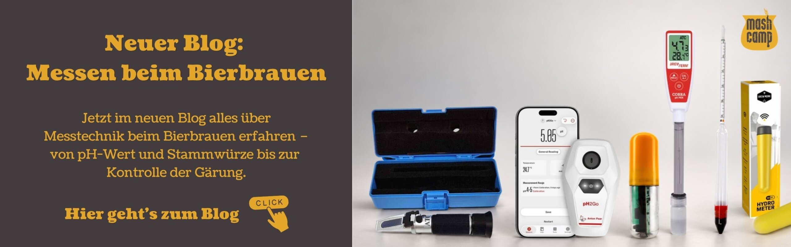 Messen beim Bierbrauen - Blog by MashCamp